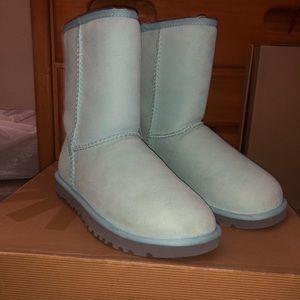 Basically new mint green UGGs